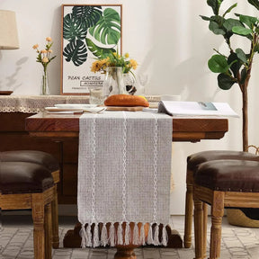 Caminho de Mesa em Linho - Casa Stony