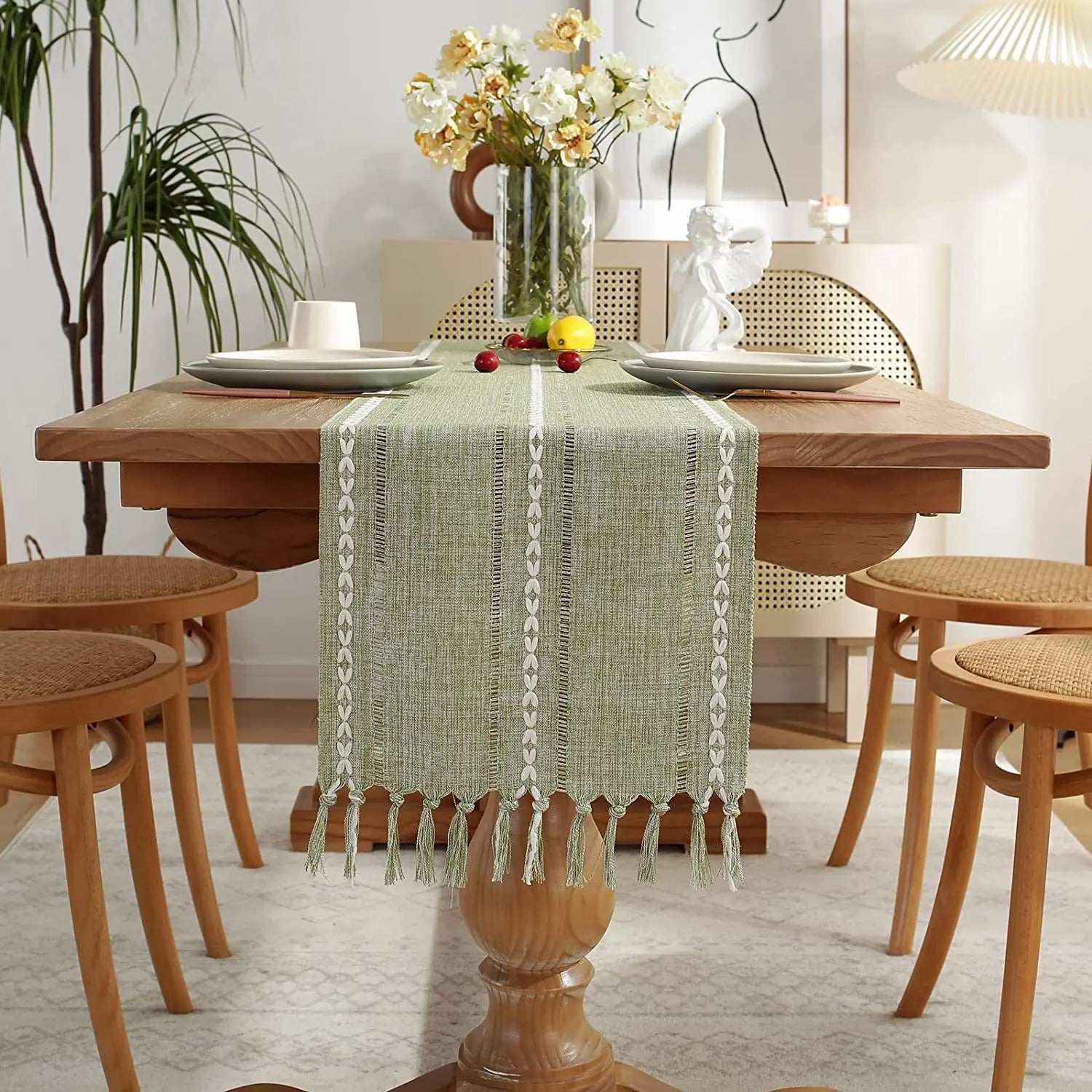 Caminho de Mesa em Linho - Casa Stony