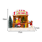 Decoração de Natal - Carrinho de Pipoca Musical - Casa Stony