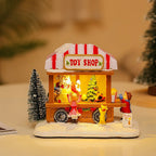 Decoração de Natal - Carrinho de Pipoca Musical - Casa Stony