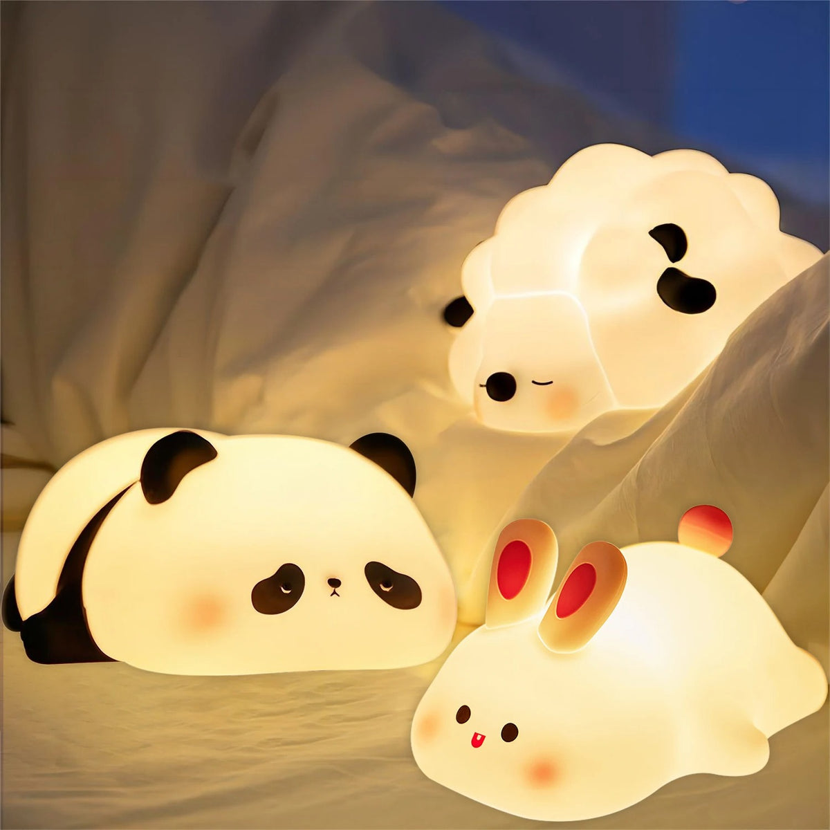 Luminária Led Infantil de Animais - Casa Stony
