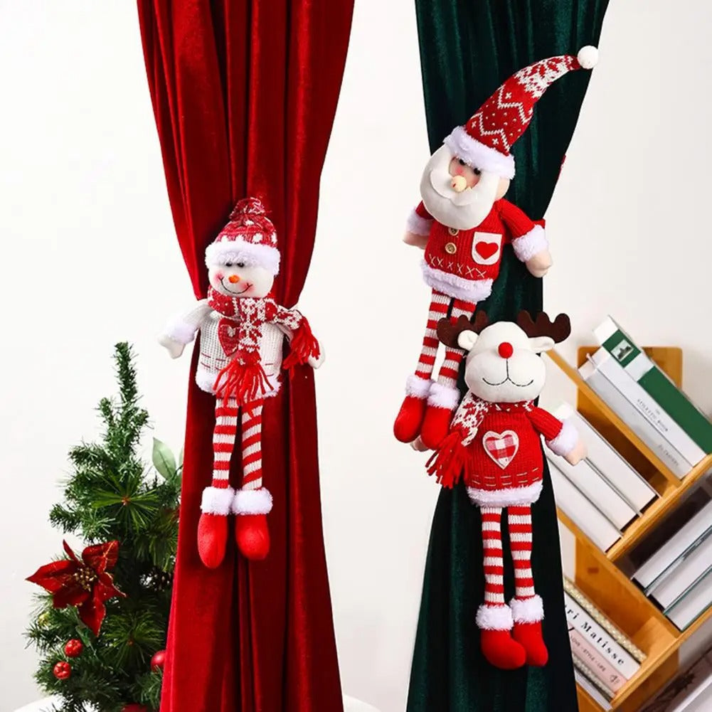 Prendedor de Cortina de Natal - Casa Stony
