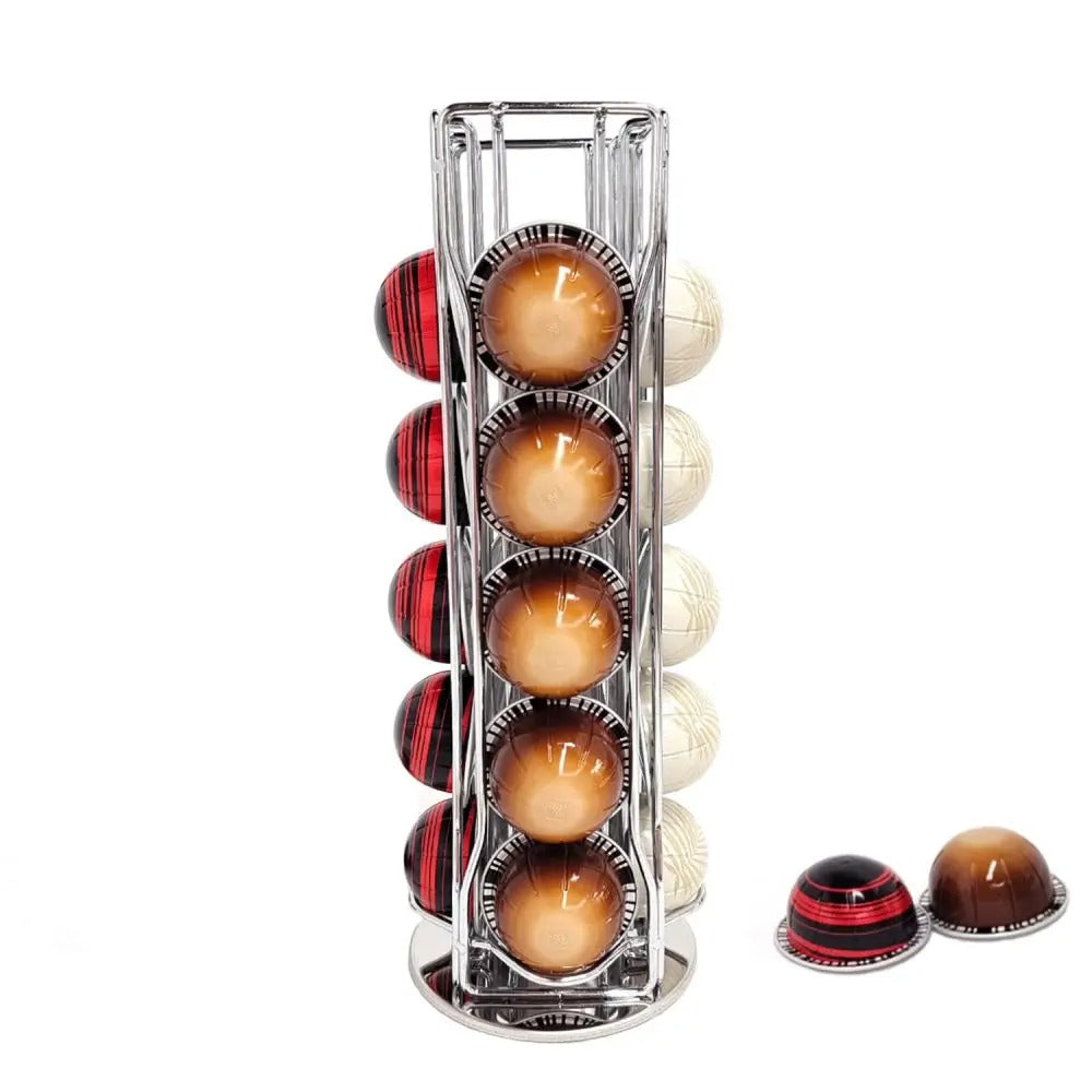 Organizador Porta Cápsulas de Café Prata - Casa Stony