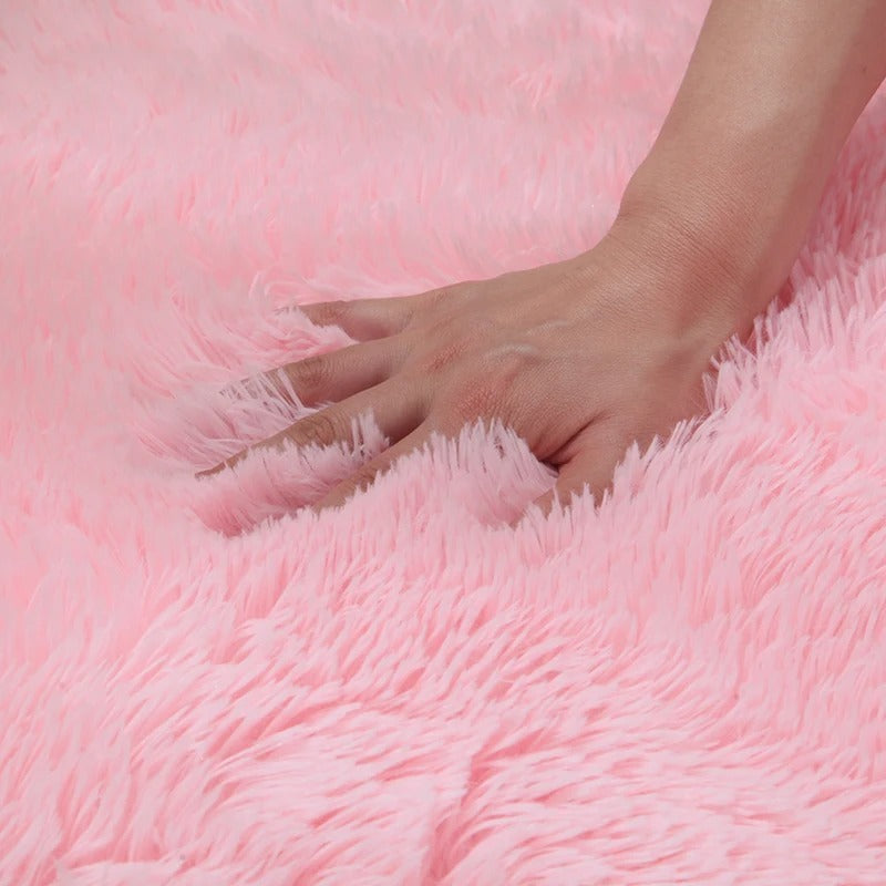 Tapete Felpudo Liso Pink para Quarto 2,00 x 1,00 m - Casa Stony