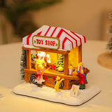 Decoração de Natal - Carrinho de Pipoca Musical