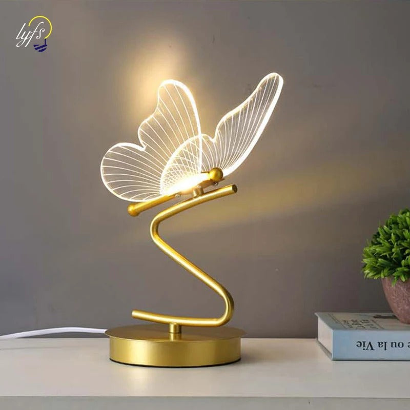 Luminária de Mesa Led Borboleta - Casa Stony