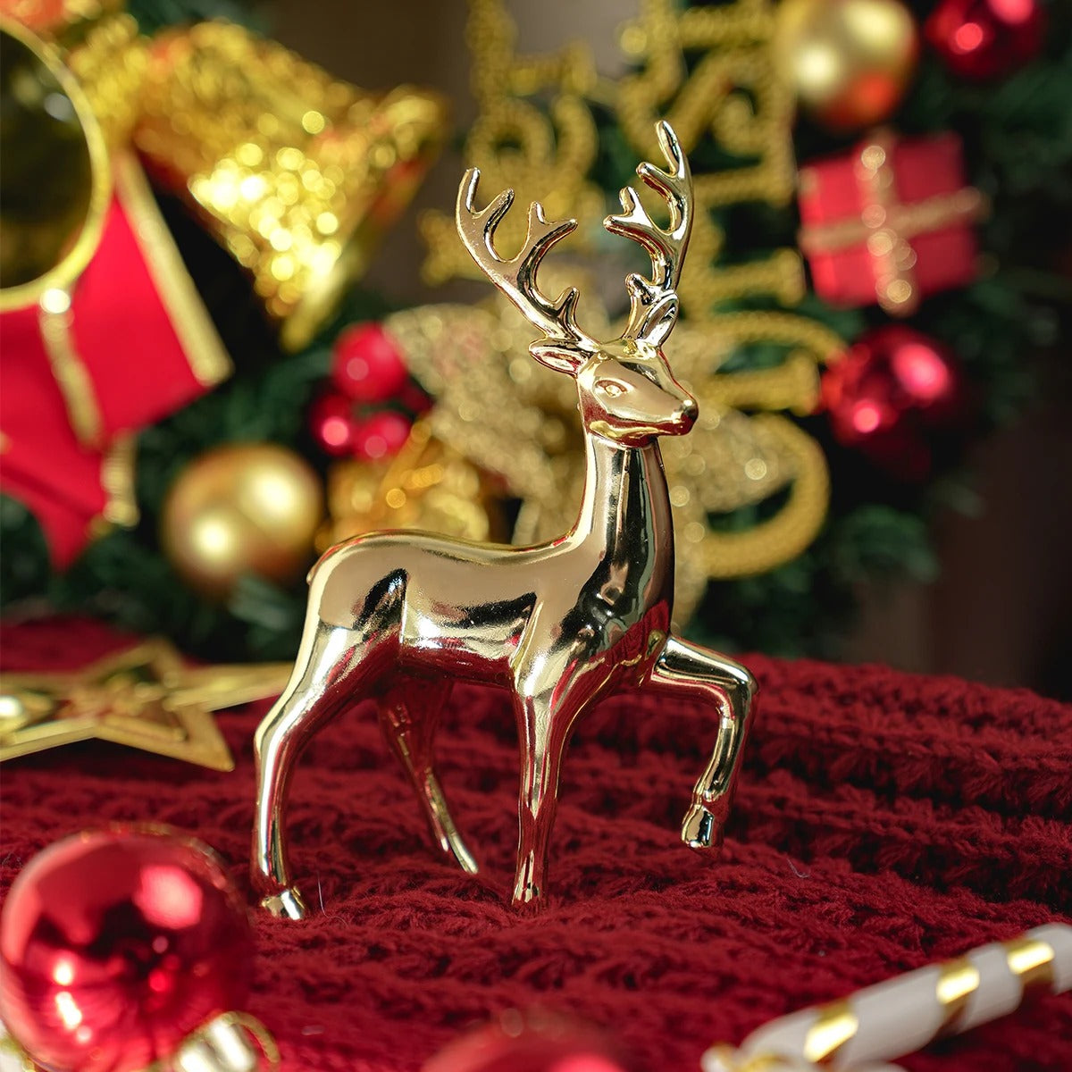 Escultura Rena de Natal em Resina