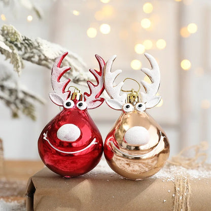 Bolas Decorativas para Árvore de Natal Renas - Casa Stony