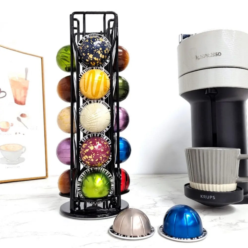 Organizador Porta Cápsulas de Café Prata - Casa Stony