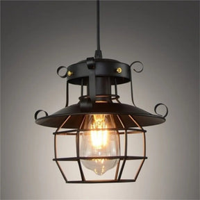 Luminária Pendente Retrô Industrial
