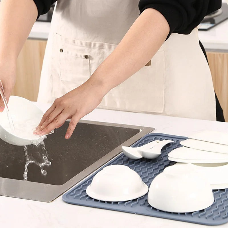 Tapete Escorredor de Louça em Silicone - Casa Stony