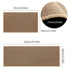 Tapete Antiderrapante Para Cozinha de Sisal - Casa Stony