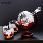 Decanter de Bebidas em Forma de Globo de Vidro Borosilicato
