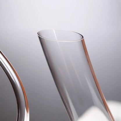 Decanter De Vinho De Cristal Em Forma De U - Casa Stony