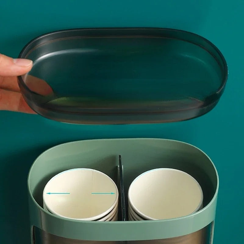 Suporte Porta Copos Descartável Duplo - Casa Stony