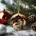 Enfeite Árvore de Natal Presépio 12 unidades - Casa Stony