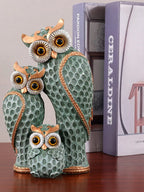 Escultura Coruja Decorativa em Resina - Casa Stony