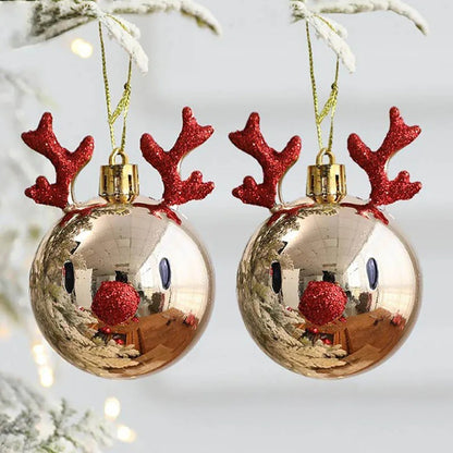 Bolas Decorativas para Árvore de Natal Renas - Casa Stony