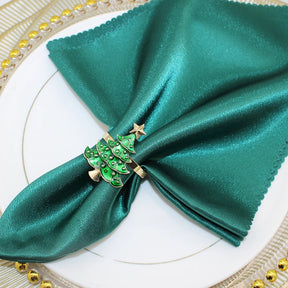 Conjunto 6 Anéis para Guardanapo Árvore de Natal
