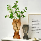 Terrário Transparente Vaso de Vidro para Decoração Face Abstrata - Casa Stony