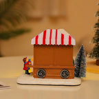 Decoração de Natal - Carrinho de Pipoca Musical - Casa Stony