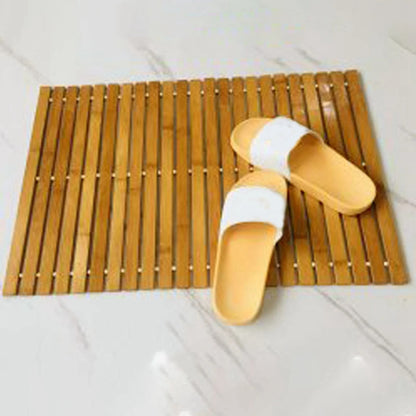 Tapete para Banheiro em Bambu Impermeável e Antiderrapante - Casa Stony