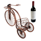 Suporte de Vinho Bicicleta Retrô Bronze