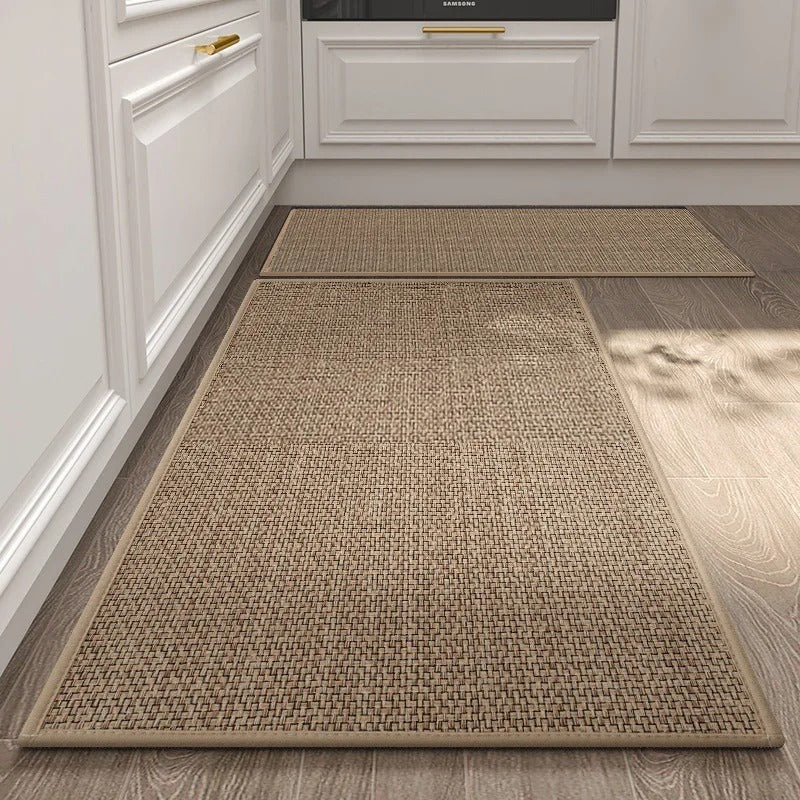 Tapete Antiderrapante Para Cozinha de Sisal