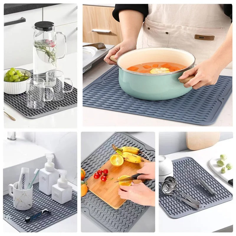Tapete Escorredor de Louça em Silicone - Casa Stony
