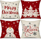 Kit 4 Capas de Almofadas Natal - Casa Stony