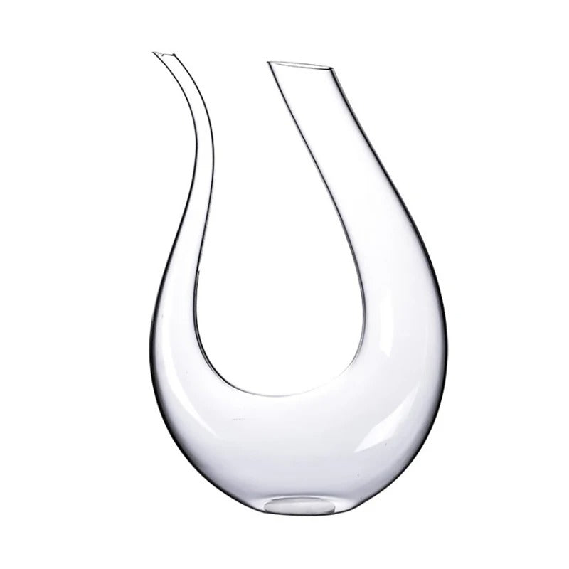 Decanter De Vinho De Cristal Em Forma De U - Casa Stony