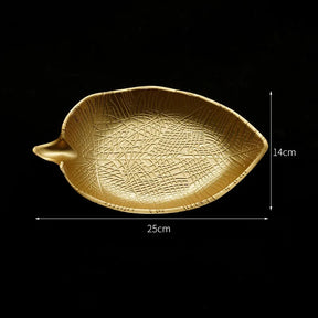Bandeja Decorativa Dourada