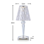 Luminária de Mesa em Led Cristal