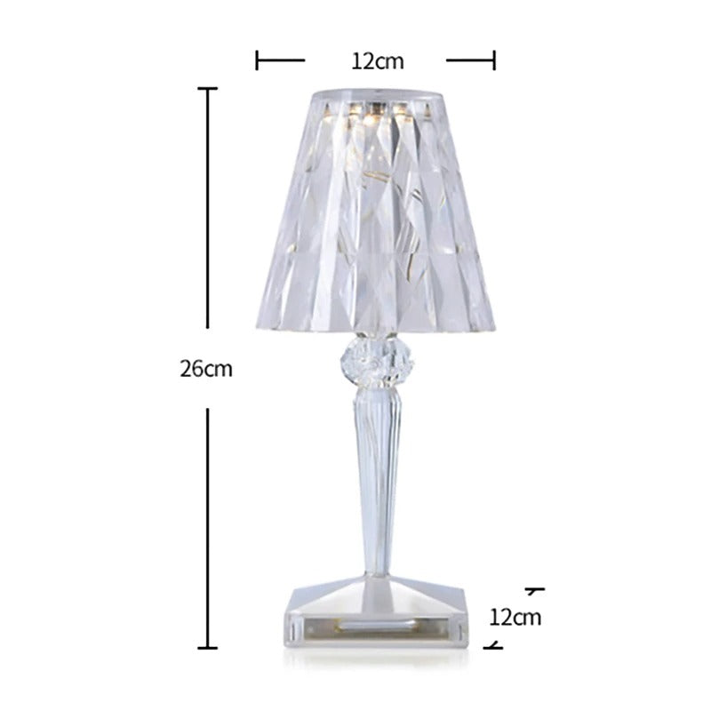 Luminária de Mesa em Led Cristal