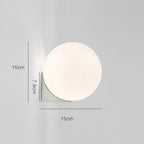 Arandela de Parede Led Globo 15x15cm