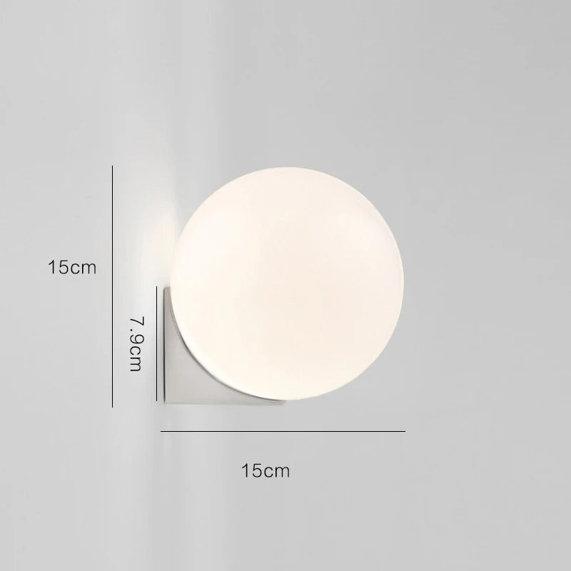Arandela de Parede Led Globo 15x15cm