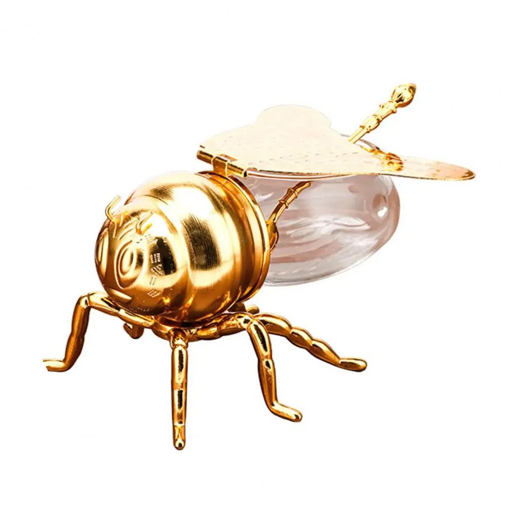 Pote para Mel Luxo com Colher Decorativa - Casa Stony