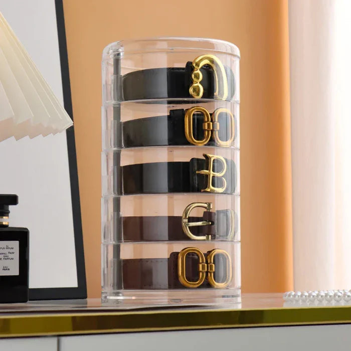 Organizador de Cintos e Joias Giratório