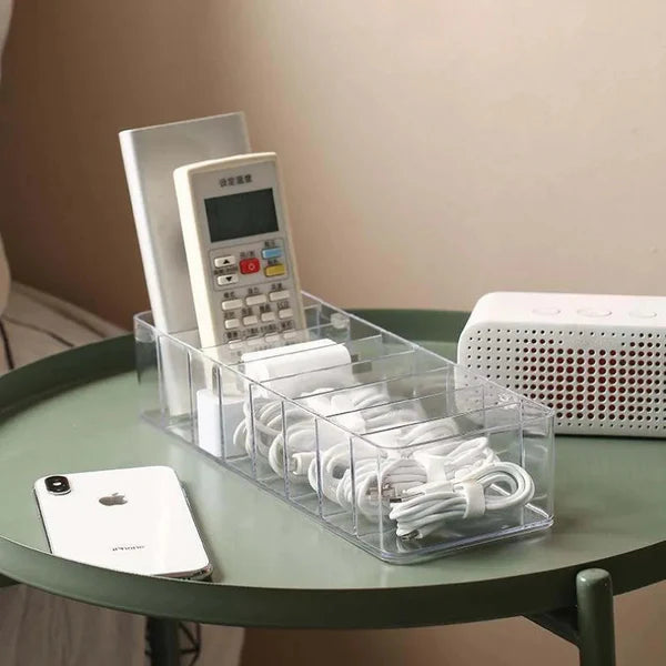 Organizador de Cabos Com Divisórias - Casa Stony
