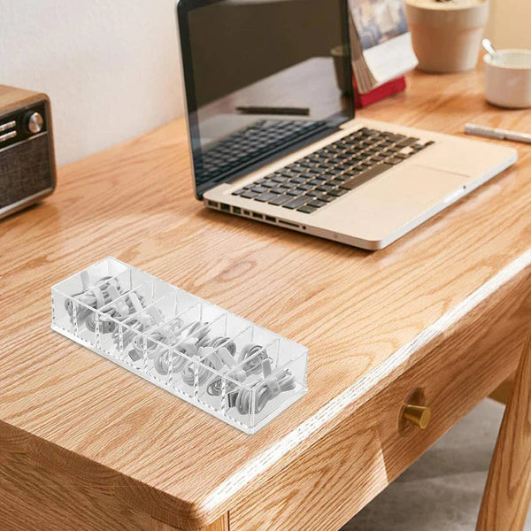 Organizador de Cabos Com Divisórias - Casa Stony