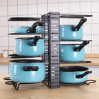Organizador de Panelas e Tampas Armário de Cozinha - Casa Stony