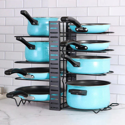 Organizador de Panelas e Tampas Armário de Cozinha - Casa Stony