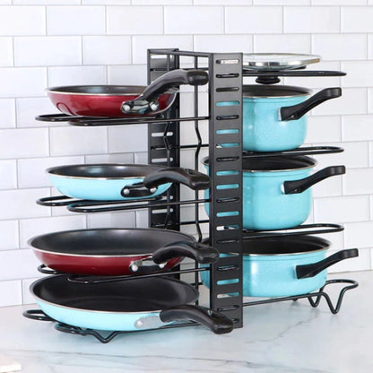 Organizador de Panelas e Tampas Armário de Cozinha - Casa Stony