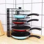 Organizador de Panelas e Tampas Armário de Cozinha - Casa Stony