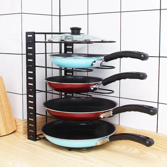 Organizador de Panelas e Tampas Armário de Cozinha - Casa Stony