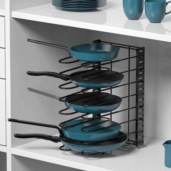 Organizador de Panelas e Tampas Armário de Cozinha - Casa Stony