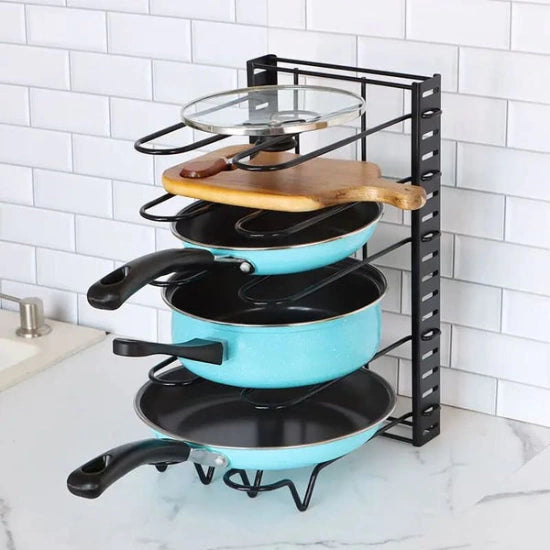 Organizador de Panelas e Tampas Armário de Cozinha - Casa Stony