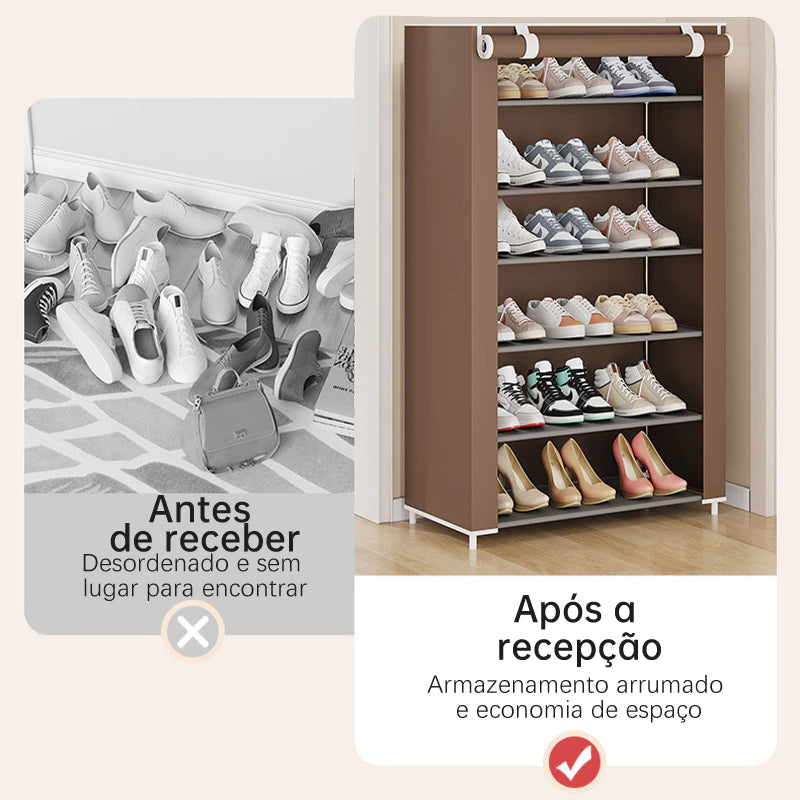 Sapateira Organizador de Sapatos Torre 4 Andares - Casa Stony