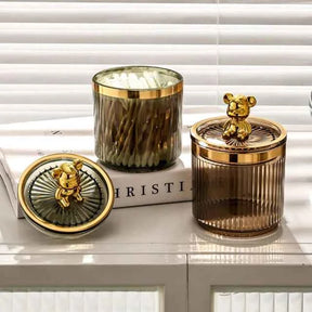 Organizador Porta Cotonete E Algodão