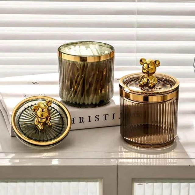 Organizador Porta Cotonete E Algodão